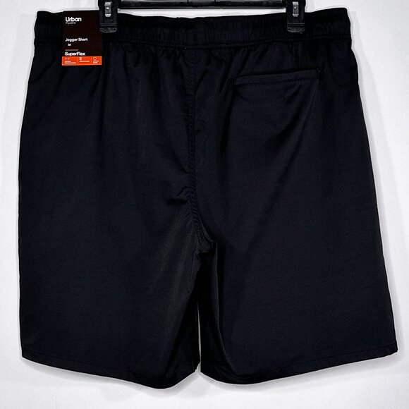 NWT Urban Pipeline Black Super Flex Durable Stretch Fabric Jogger Short Size 36 - Picture 9 of 11